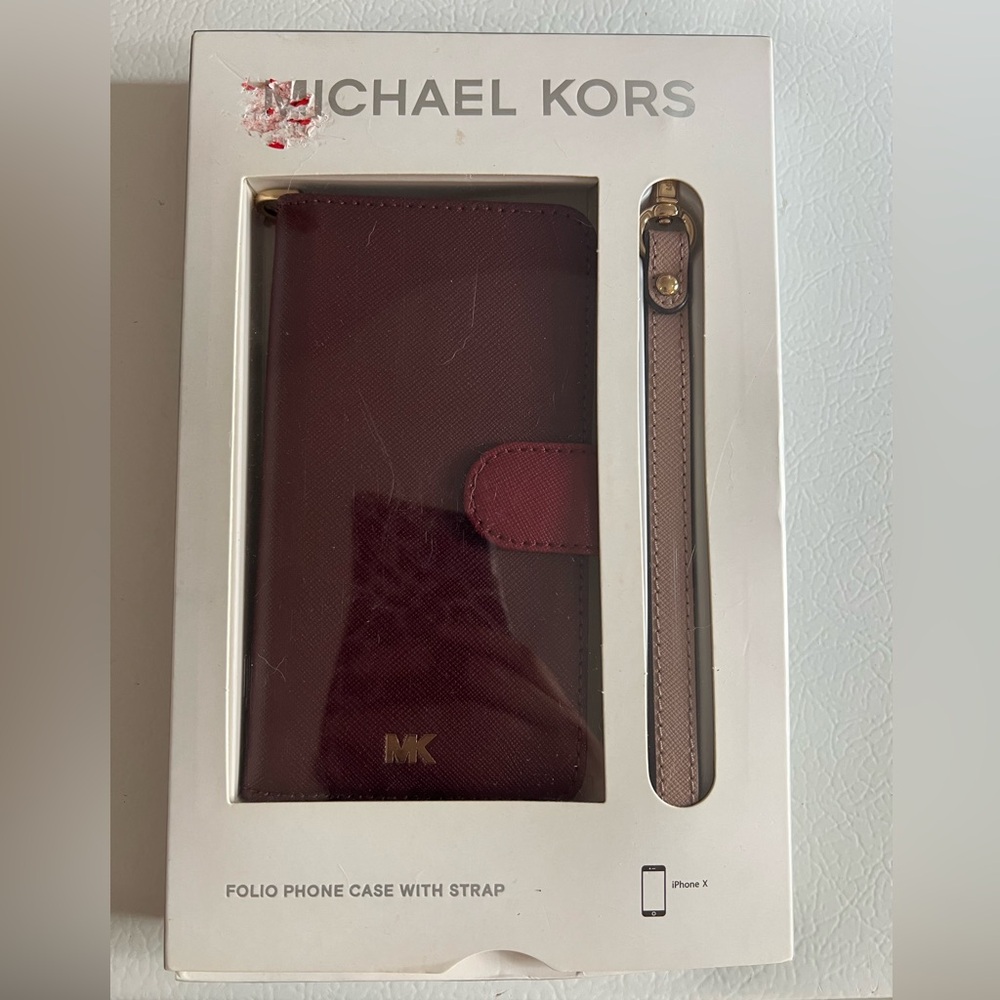 Michael Kors phone folio wristlet for IPhone X